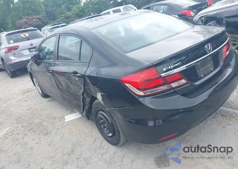 2015 Honda Civic Lx из США, поврежденный, VIN 19XFB2F51FE095221